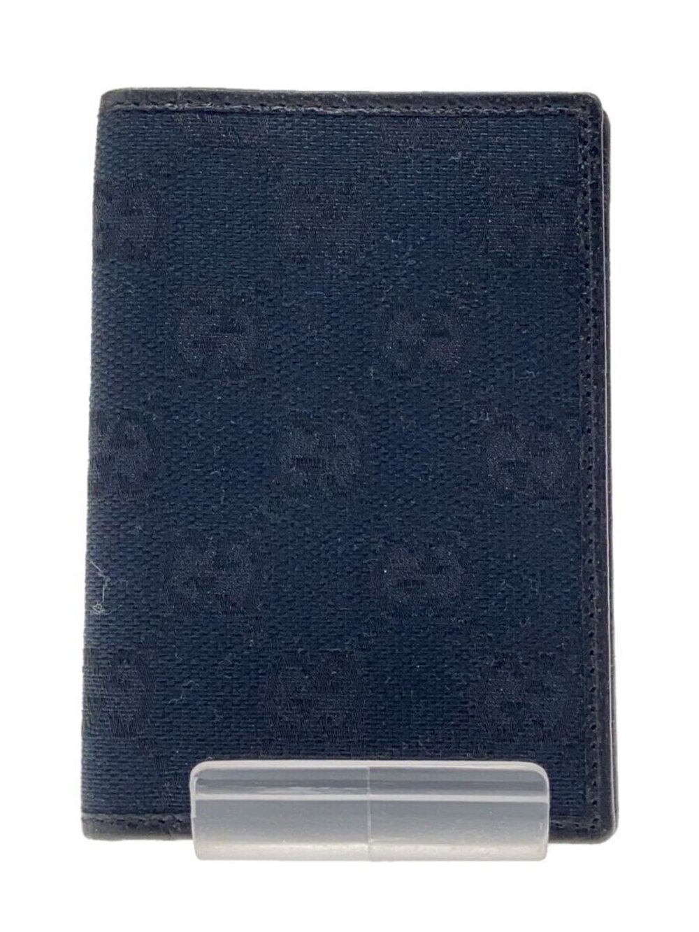 Gucci Card Case Wallet Canvas Black Monogram